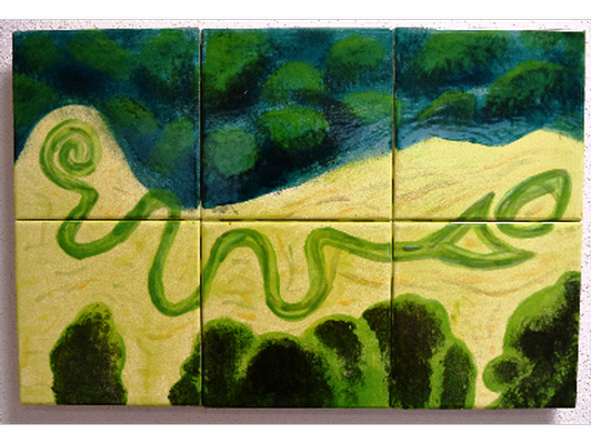 ceramic tile green tiles 12" x 18"