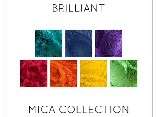 Brilliant Micas Collection - Rainbow Micas (4 oz of each color)