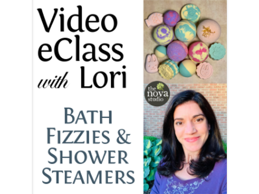 Video eClass: Making Fizzy Bath Bombs & Shower Steamers (Handouts & 7 Videos)