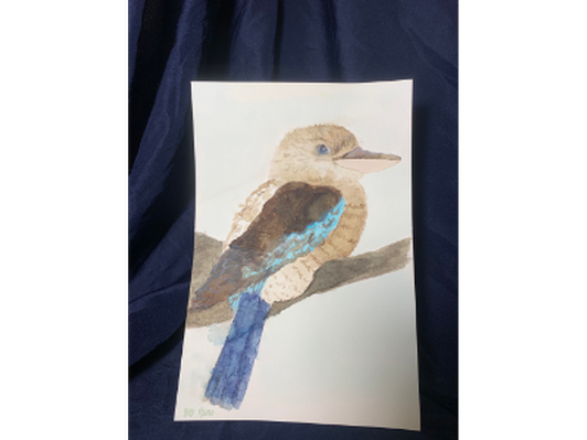 Watercolor Kookaburra