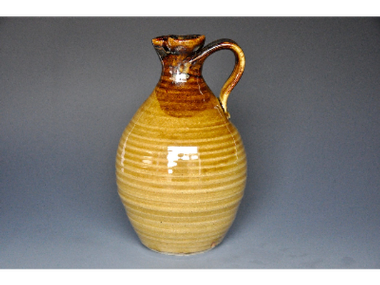 Darshan Pottery glazed ceramic pitcher-small