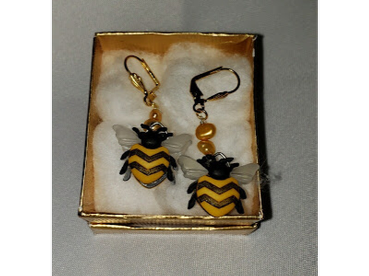 Bumblebee Earrings 