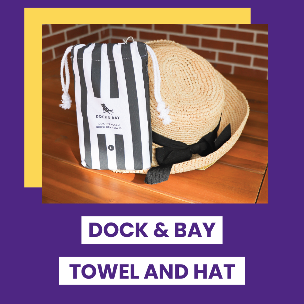 Dock and Bay Towel & Hat from Polka Dots 