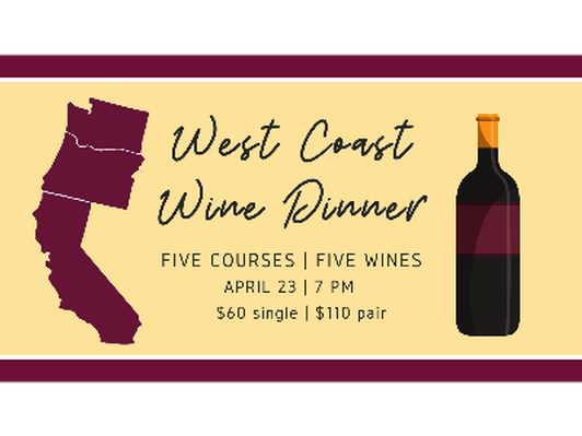 West Coast Wine Dinner at Stone of Accord