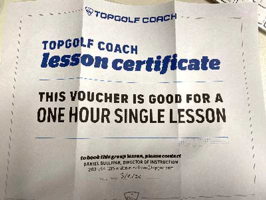 TopGolf One-Hour Individual Lesson e (proceeds go to benefit tornado relief efforts in Nashville)