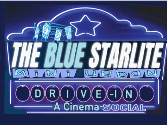 Blue Starlite Drive-In Car Slot for 2