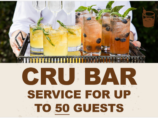 Cru Bar Service (50 Guests)