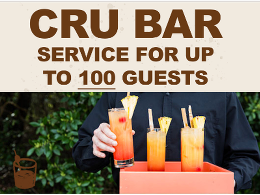 Cru Bar Service (100 Guests)