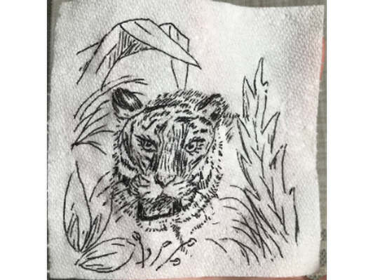 Tiger, Artist: Kathleen Kennerly
