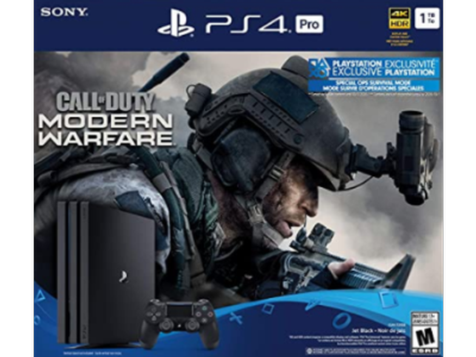Playstation 4  Pro 1TB Console - Call of Duty: Modern Warfare Bundle
