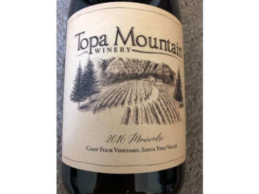 2016 Topa Mountain Mourvedre (Ojai Valley)