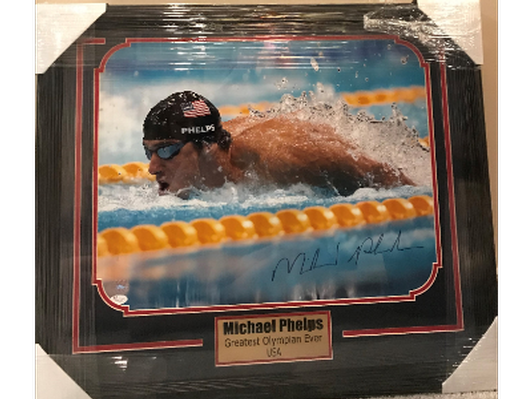 Michael Phelps Autographed Photograph