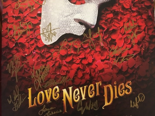 LOVE NEVER DIES Signed by Full Cast
