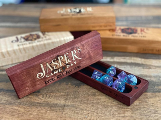 Limited Edition Jasper's Dice Vault from Master Monk Purple