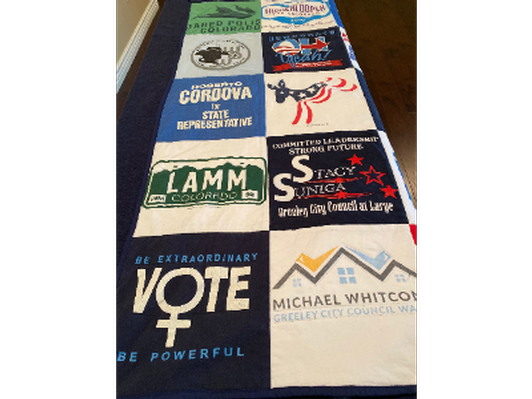 Candidate's T-shirts Quilt