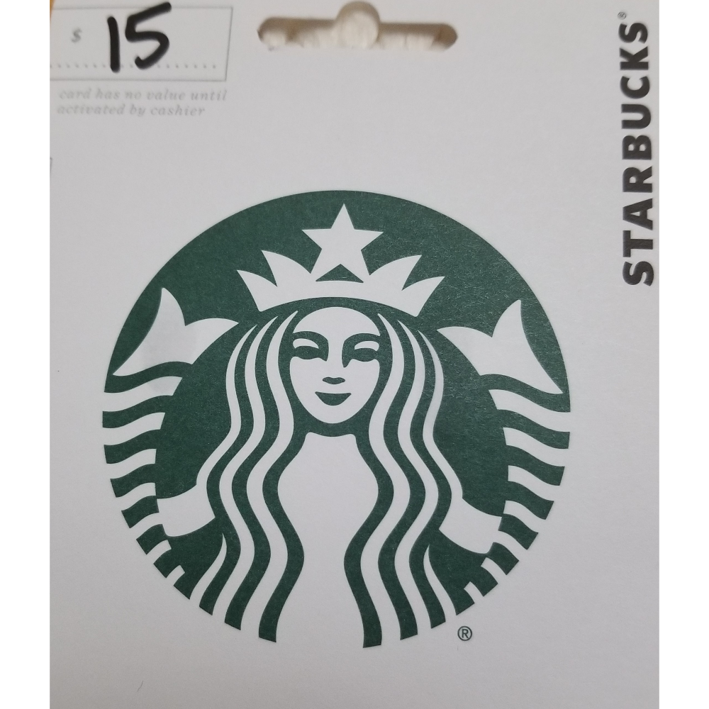 Starbucks $15 Gift Card