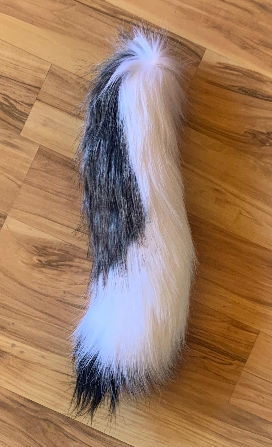 Child's Faux Fur Wolf Tail and Ear Set