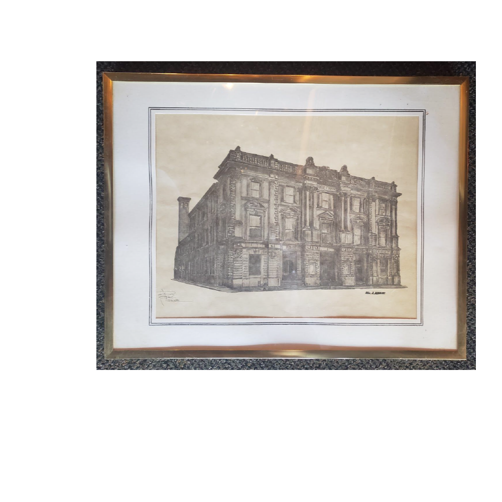 Framed Print of Old Indianapolis Police Headquarters