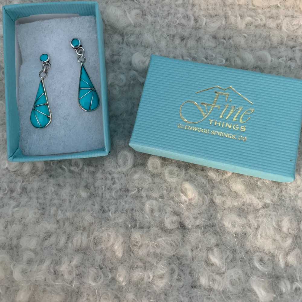 Sterling Silver and Turquoise Earrings