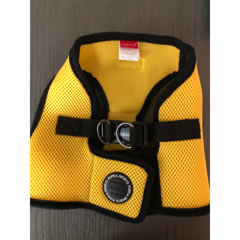 Puppia XL Soft Harness - Yellow
