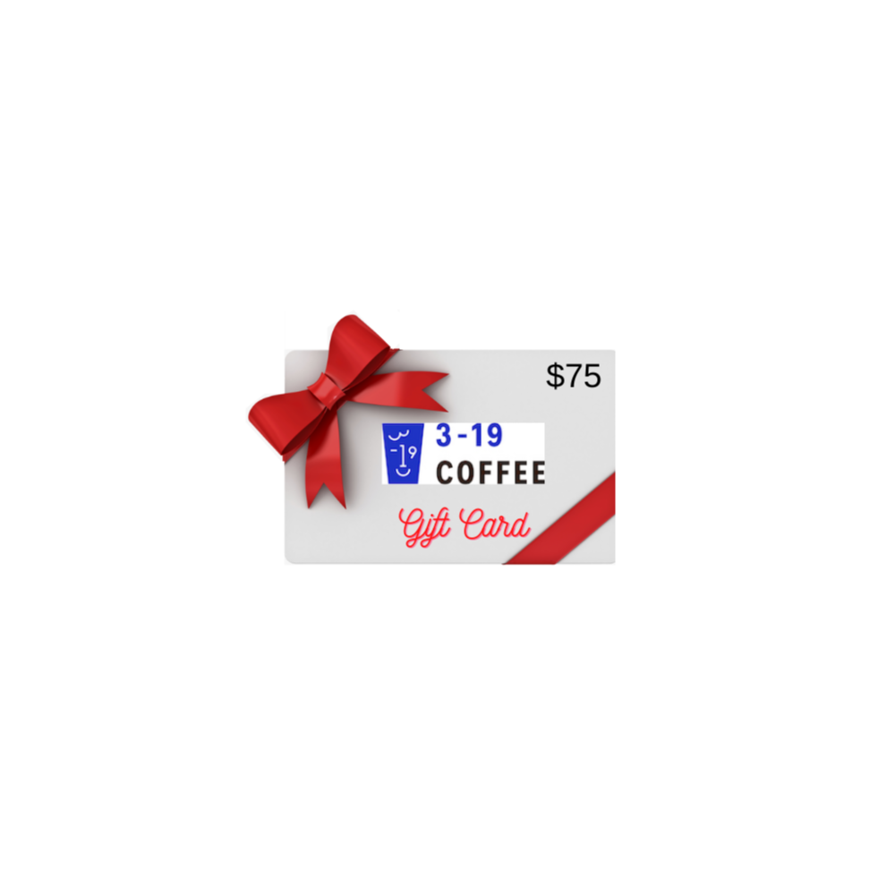 3-19 Coffee Gift Card