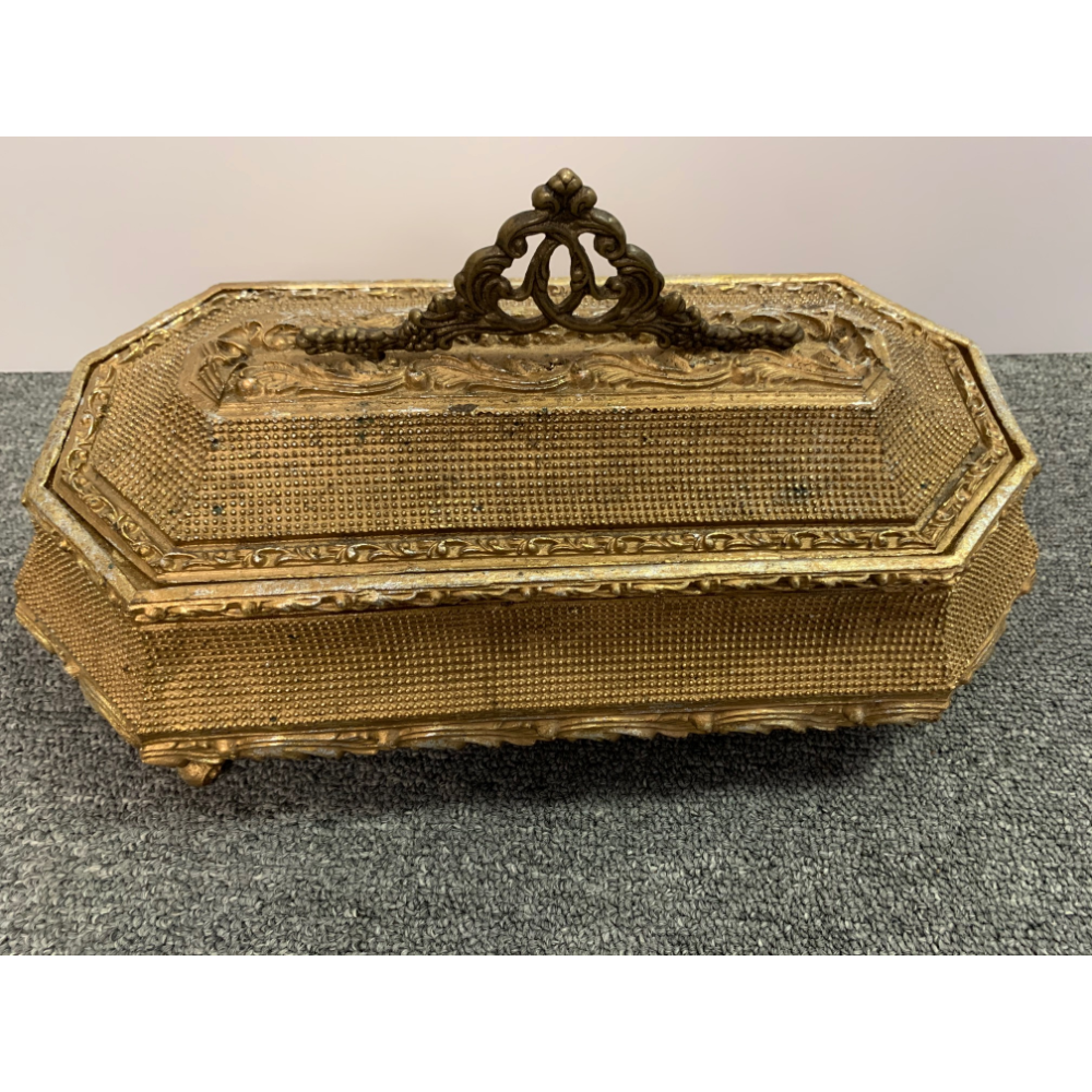 Silver & Gold Octagon Accessory Box