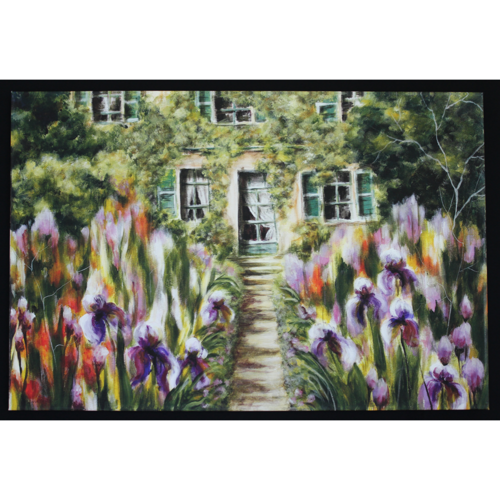Monet's  Iris Garden