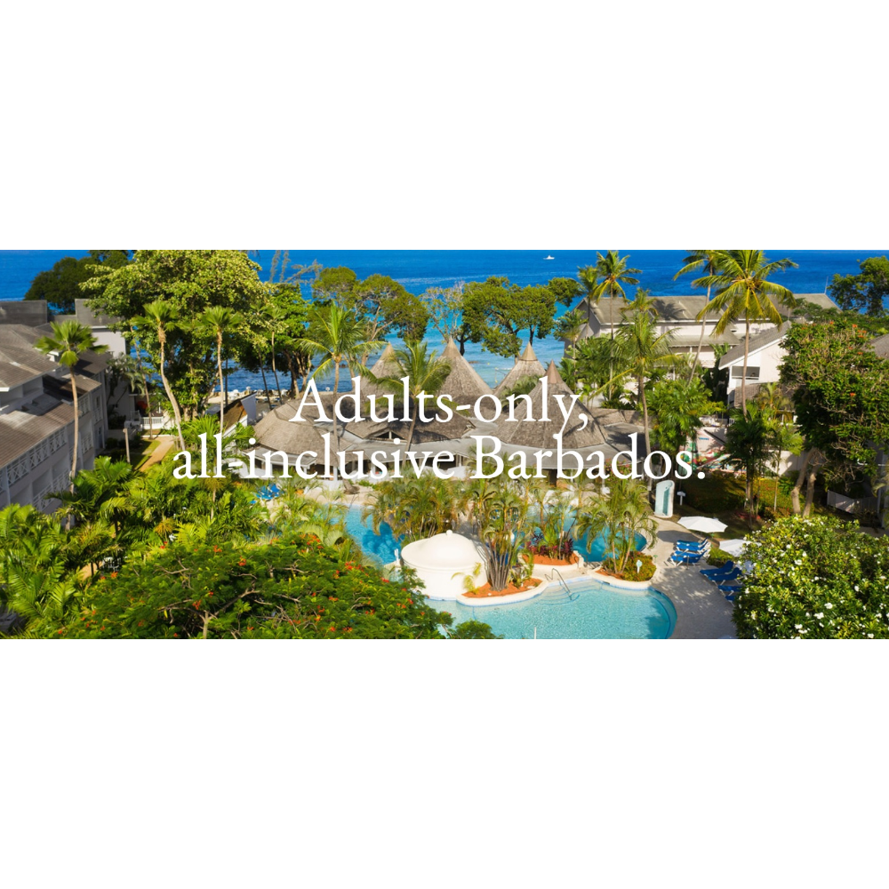7 to 10 nights The Club Barbados Resort & Spa- Adults Only