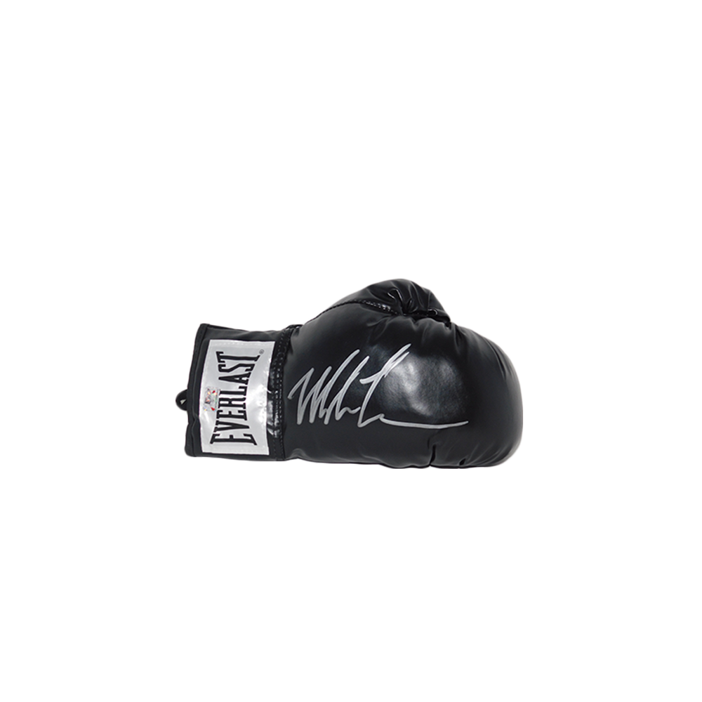 Mike Tyson Autographed Everlast Black Boxing Glove