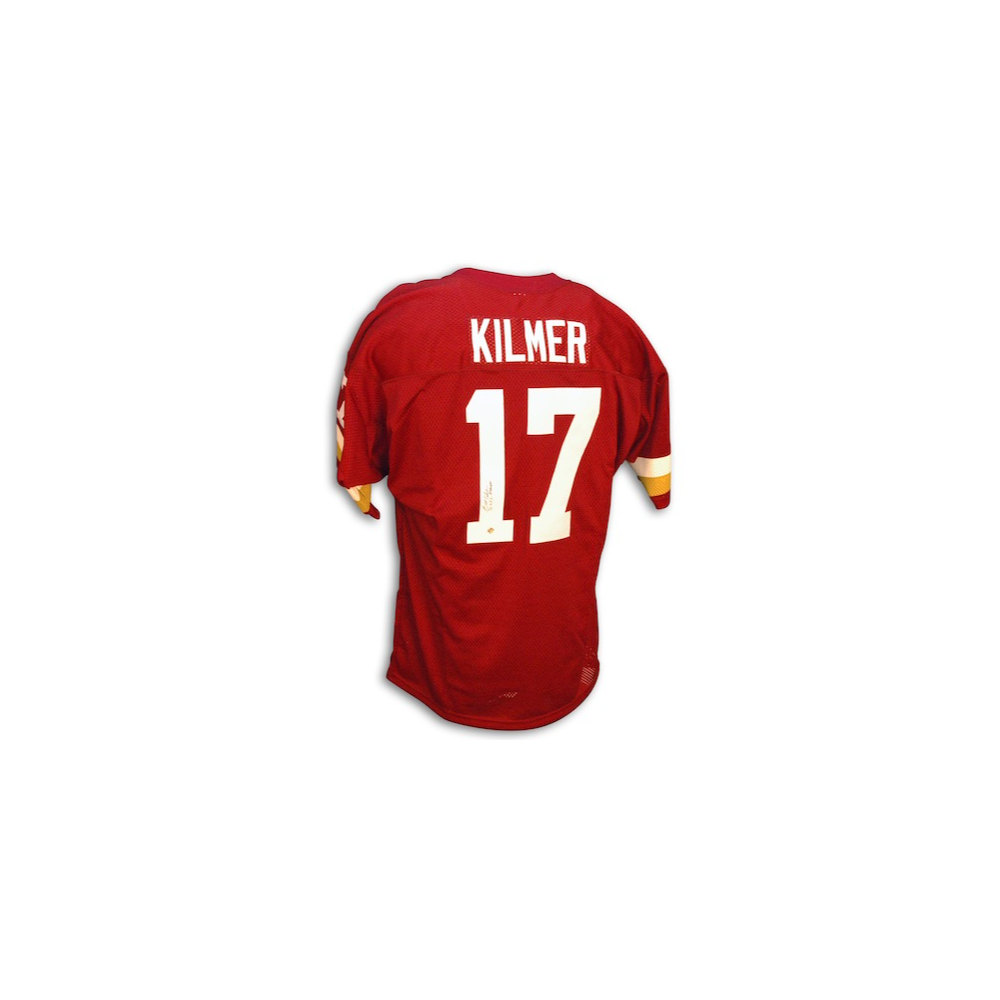 Billy Kilmer Autographed Washington Throwback Red Jersey Inscribed 72 NFC Champs