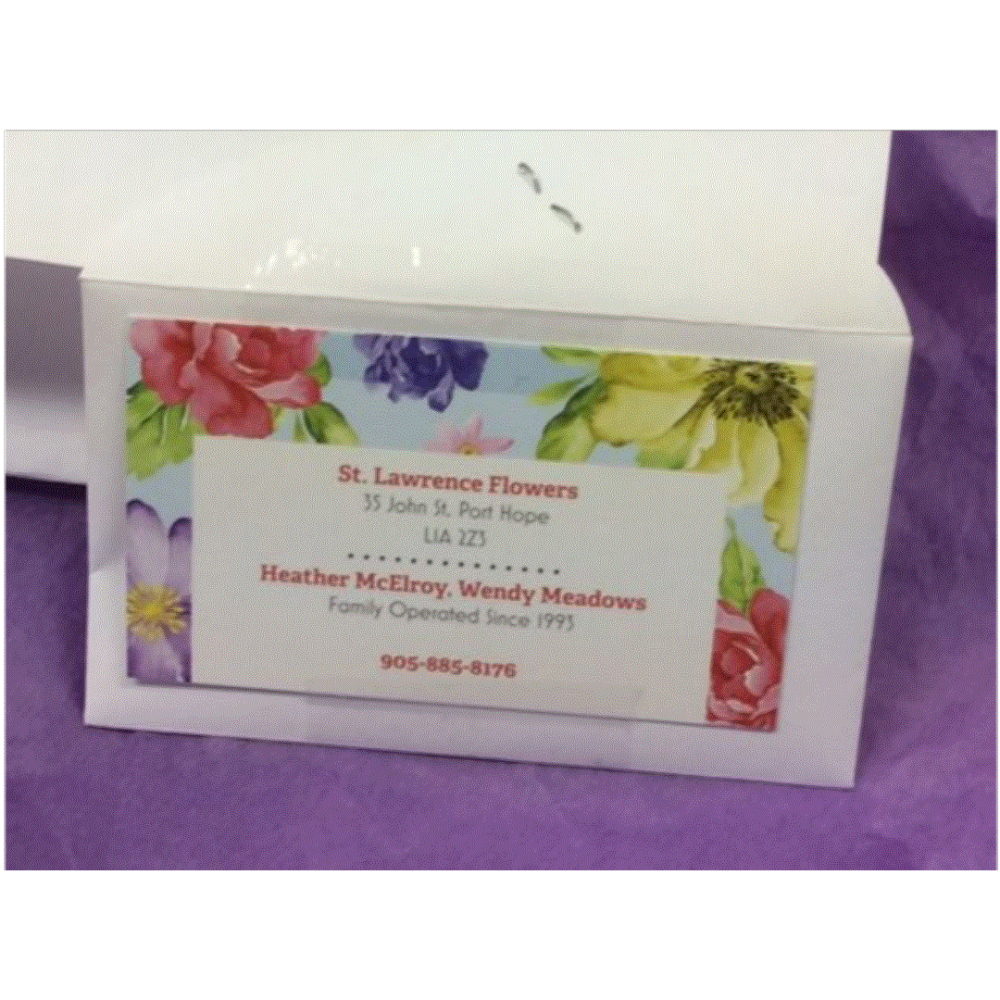 ST. LAWRENCE FLOWERS - $40 GIFT CERTIFICATE 