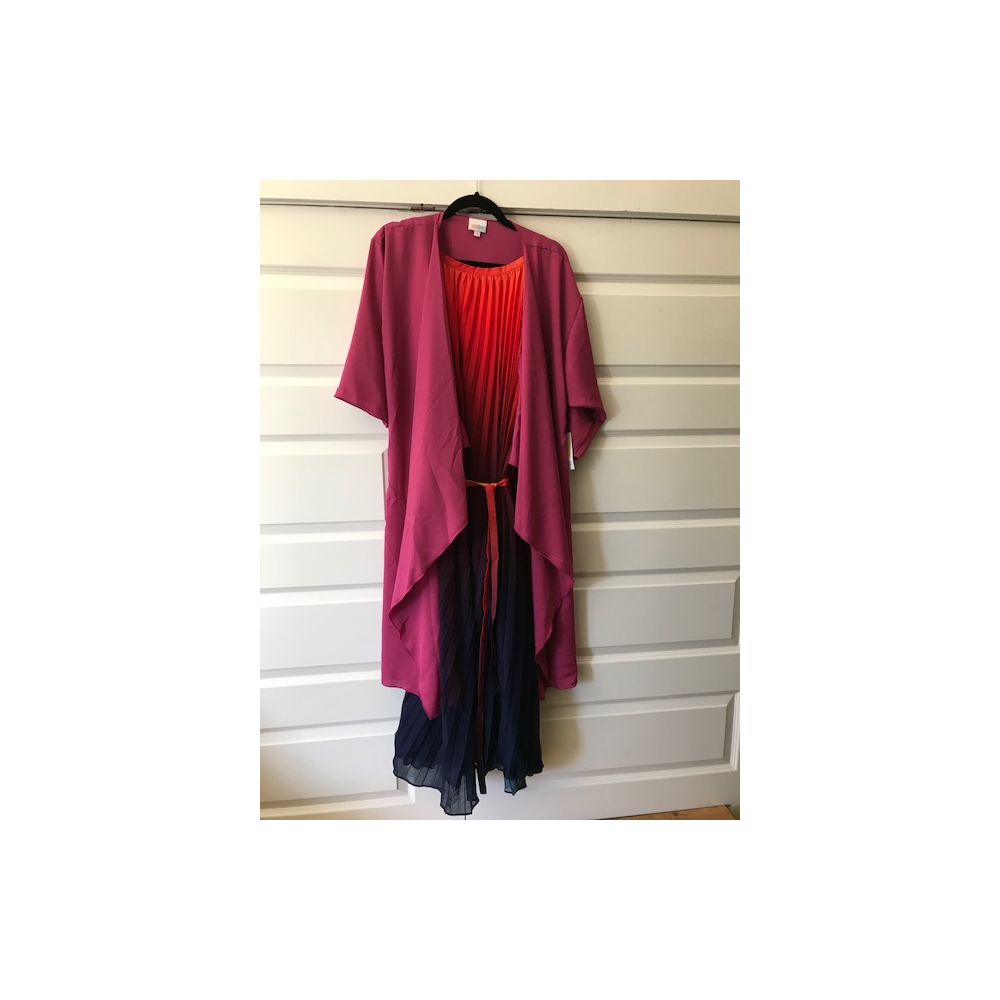 Ombre Gown and LulaRoe Shirley Wrap