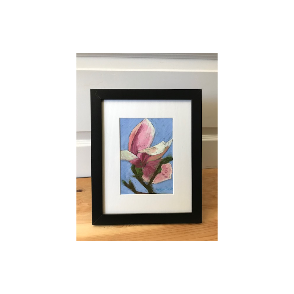 Framed Magnolia Painting
