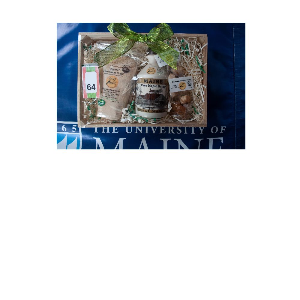 Maine Pure Maple Syrup - Syrup, Sugar, Candy Gift Box 