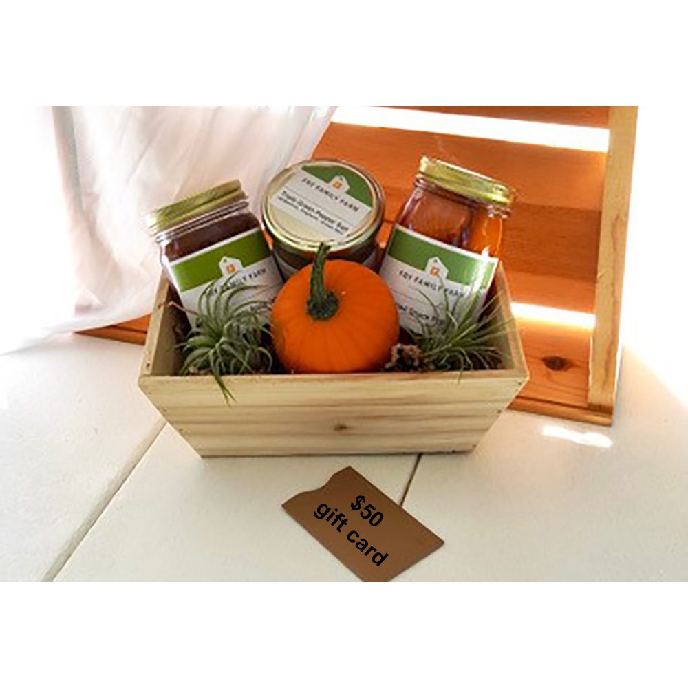 Fry Family Farm Harvest Basket with $50 Gift Card