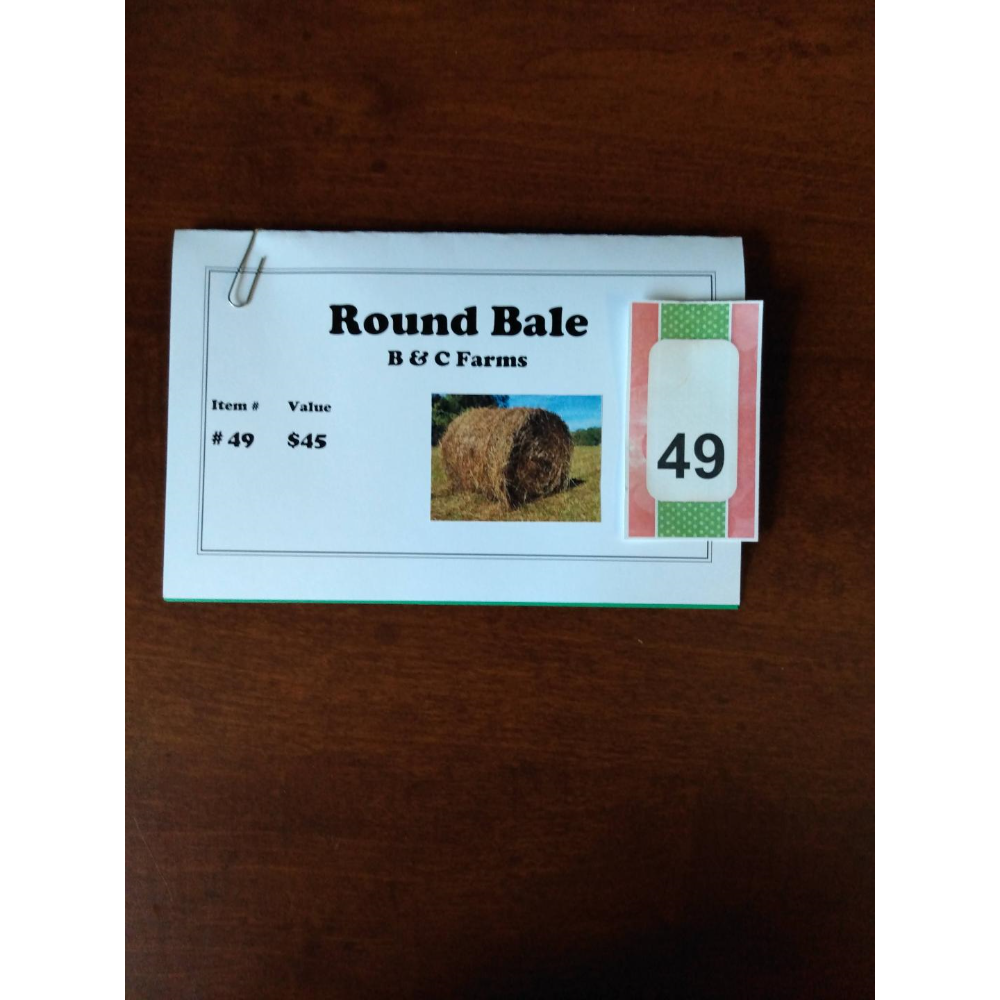Round Bale of Hay 