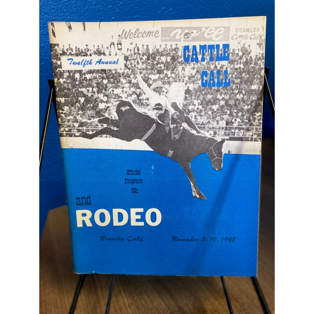 1968- Cattle Call Rodeo Souvenir Program Book