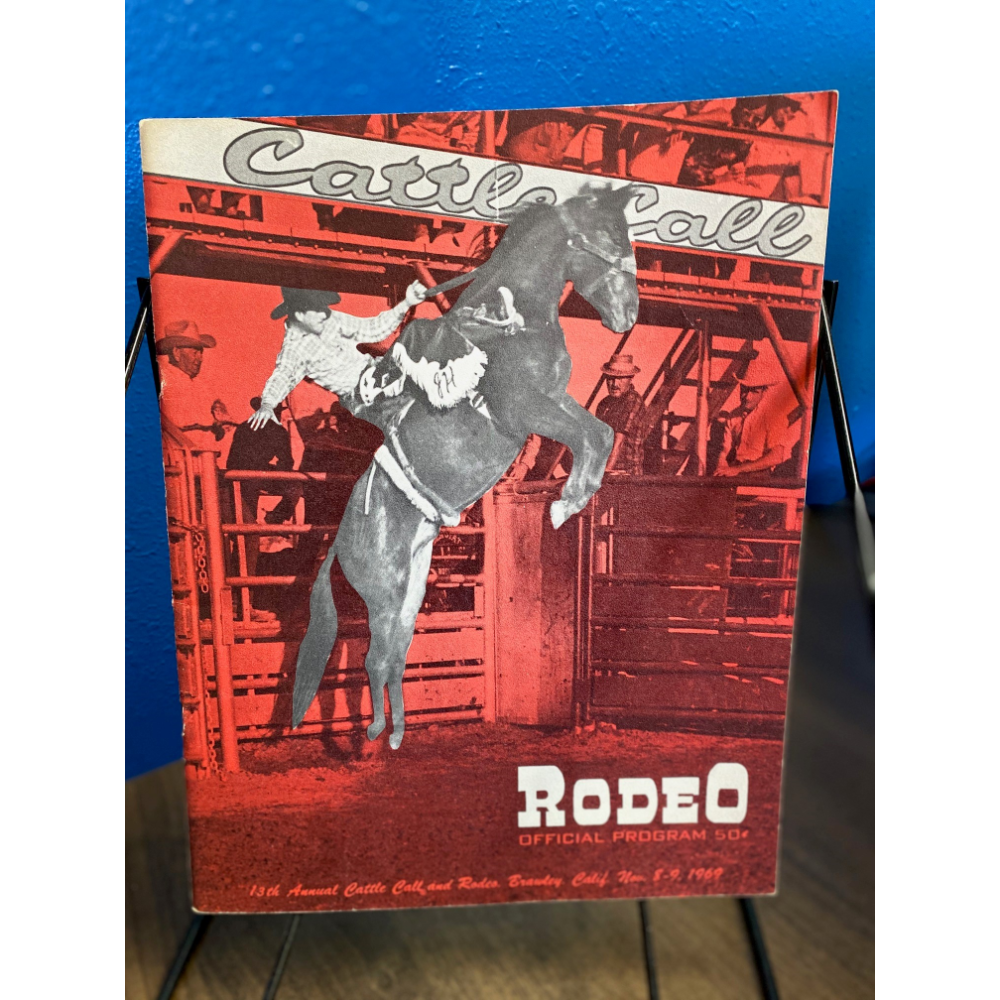 1969- Cattle Call Rodeo Souvenir Program Book