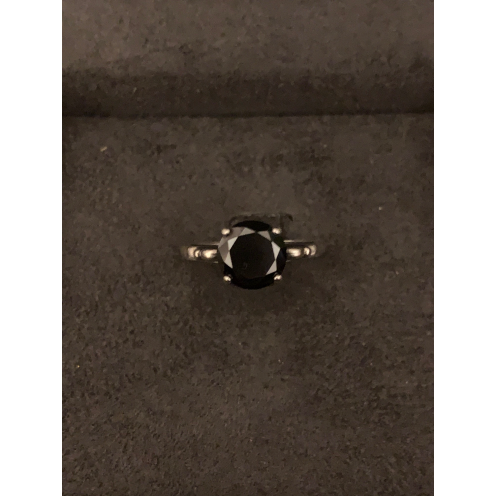 Black Diamond Ring - Size 6