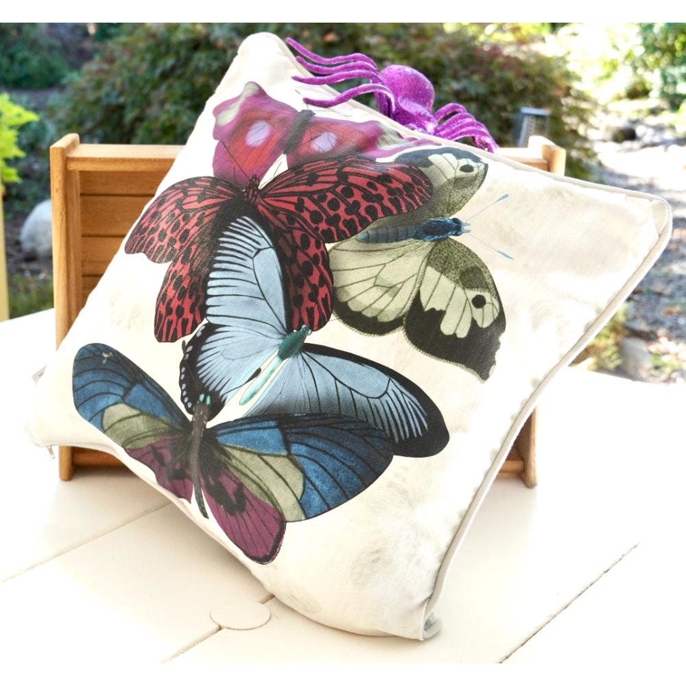 English Butterfly Pillow #1 from Manzanita Flowers & Gifts 