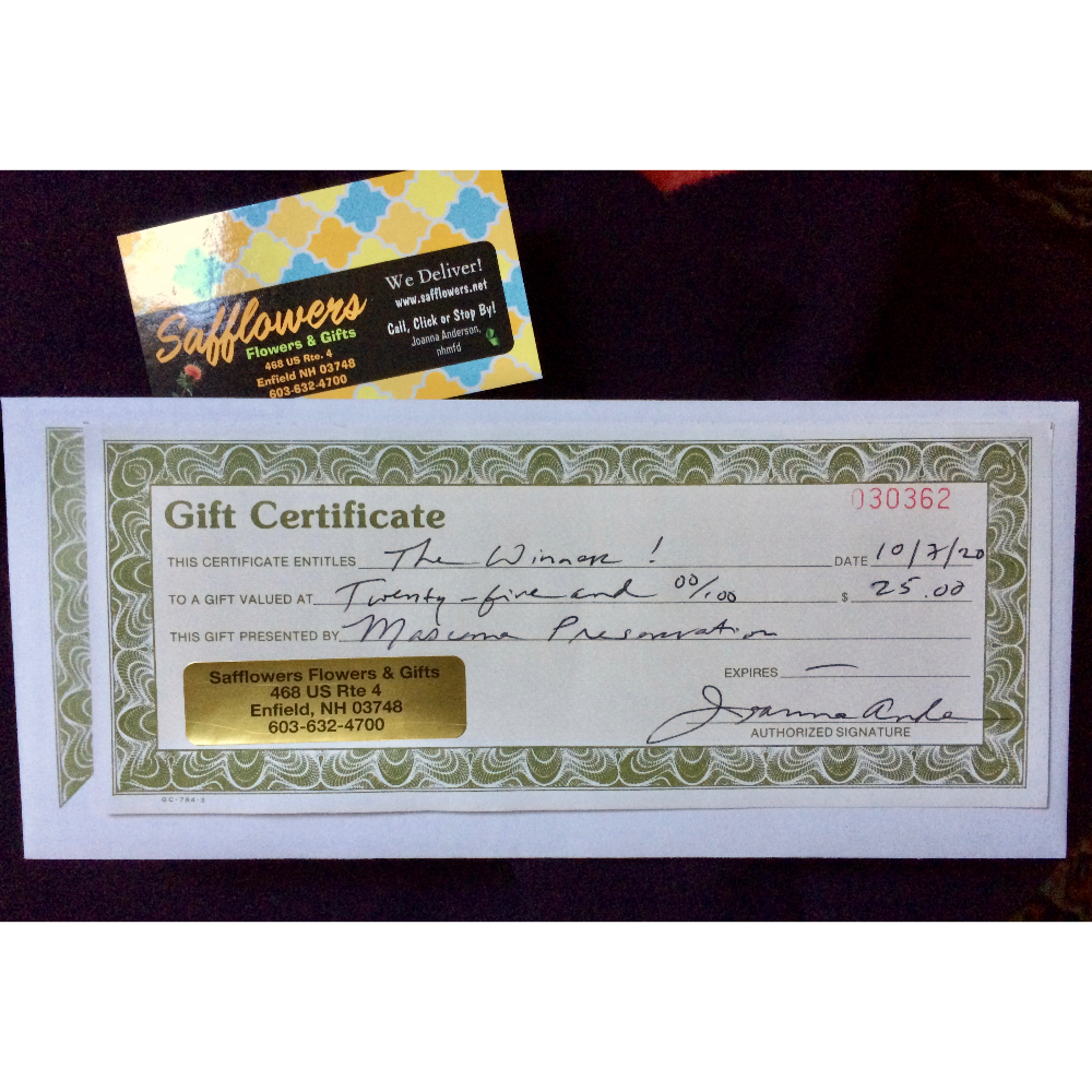 Safflowers Gift Certificate