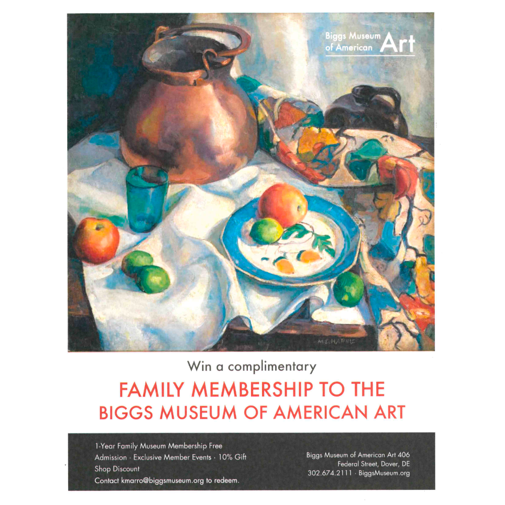 Family Membership to The Biggs Museum of American Art