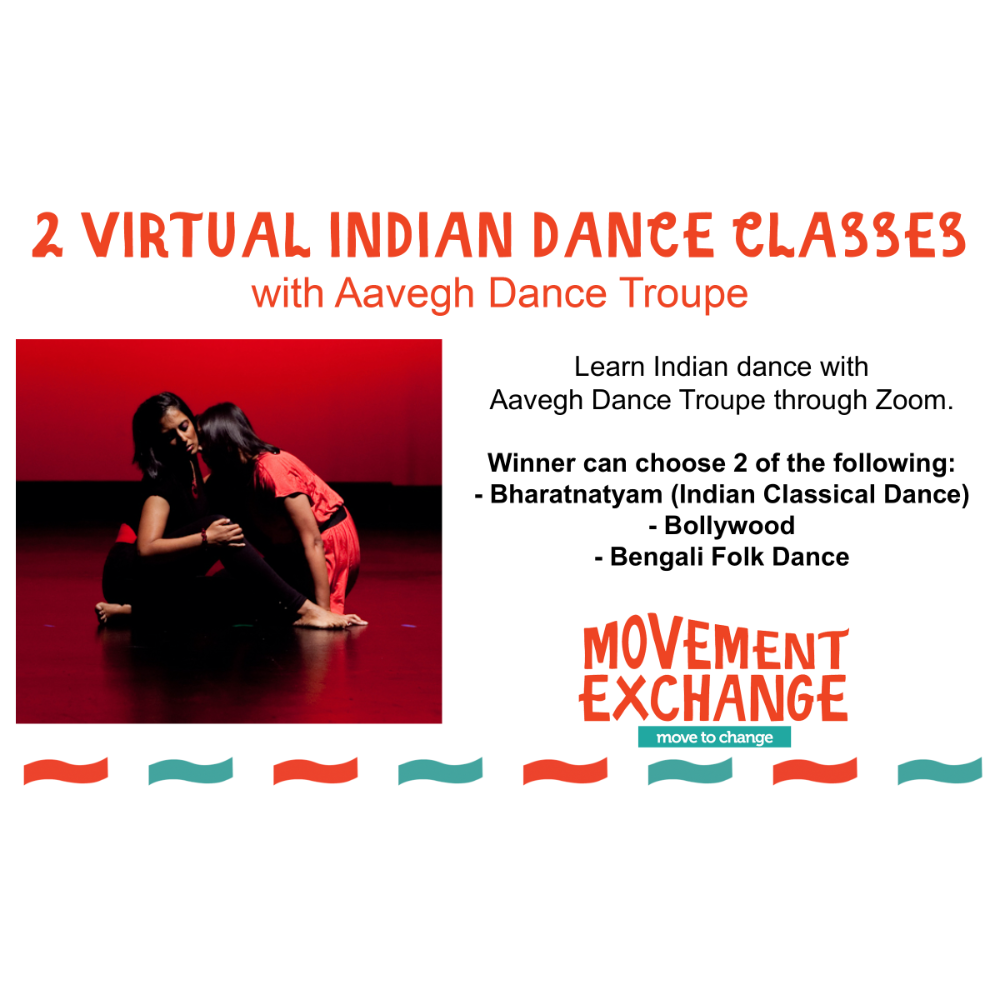 Two Indian Dance techniques class with Aavegh Dance Troupe