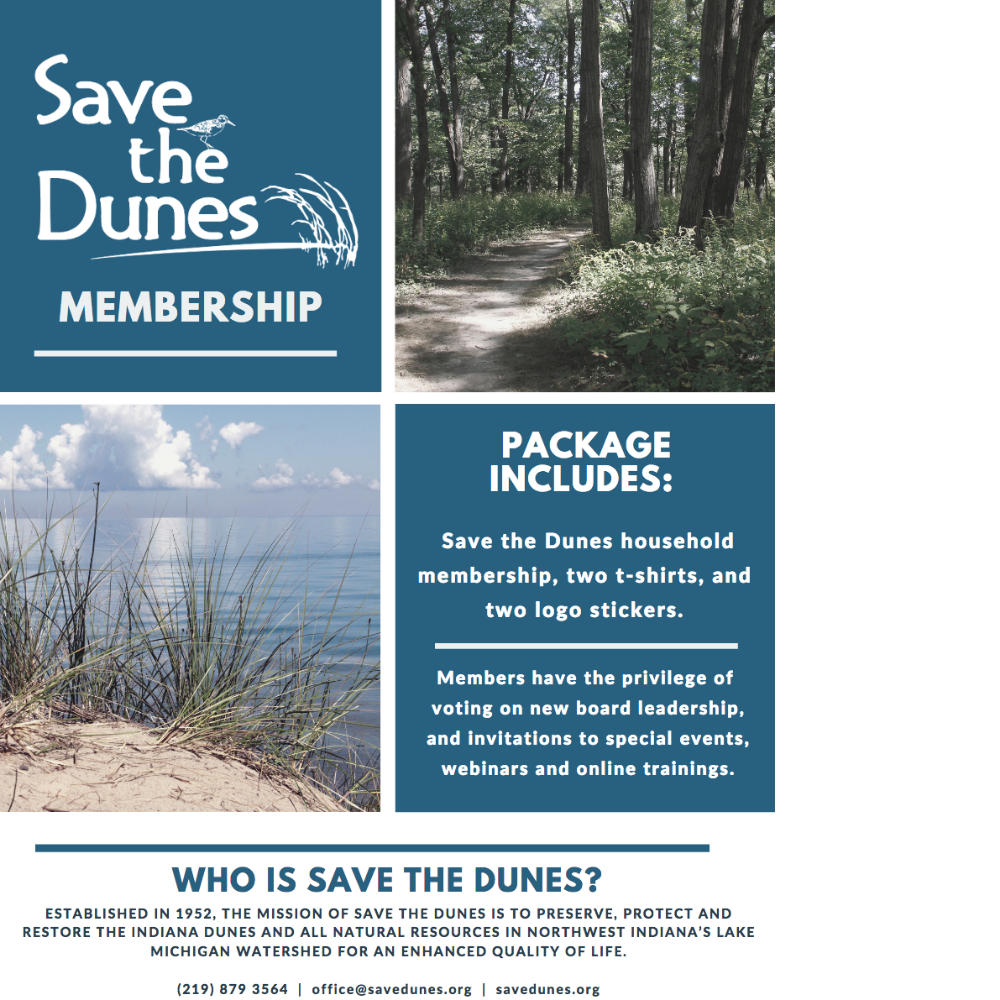 Save-the-Dunes Household Membership + t-shirts + logo stickers