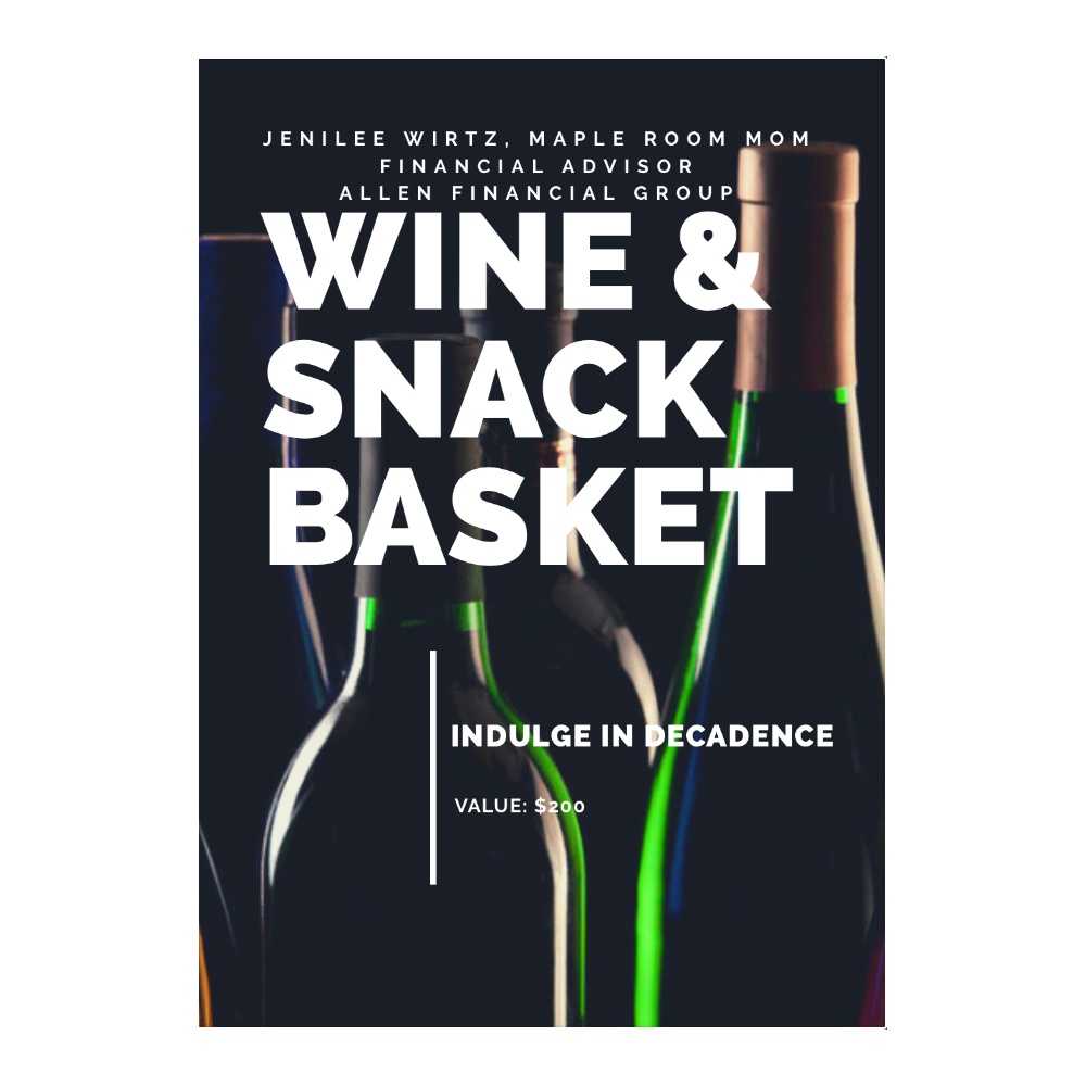 Wine and Gourmet Snack Basket