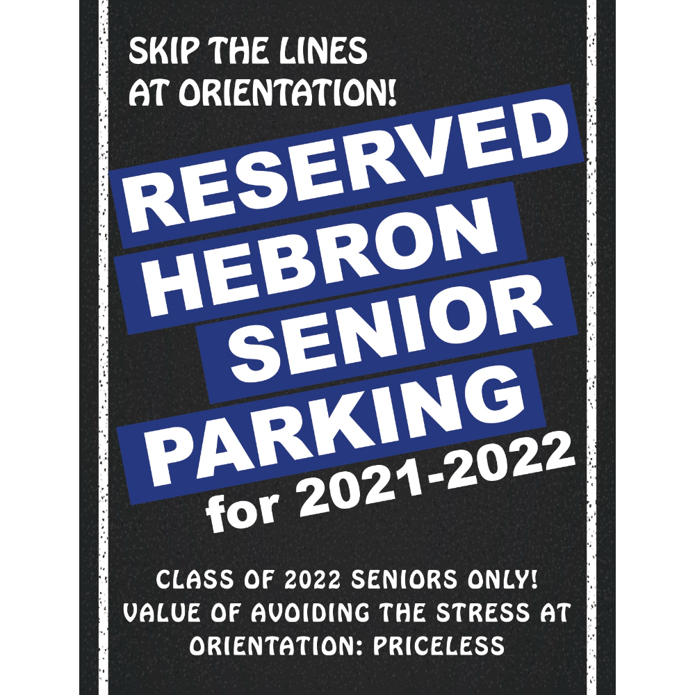Hebron SENIOR Parking Spot