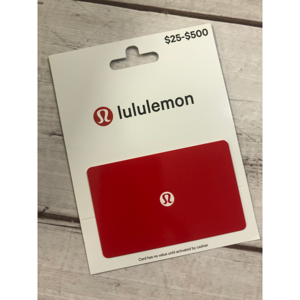 $100 lululemon Gift Card