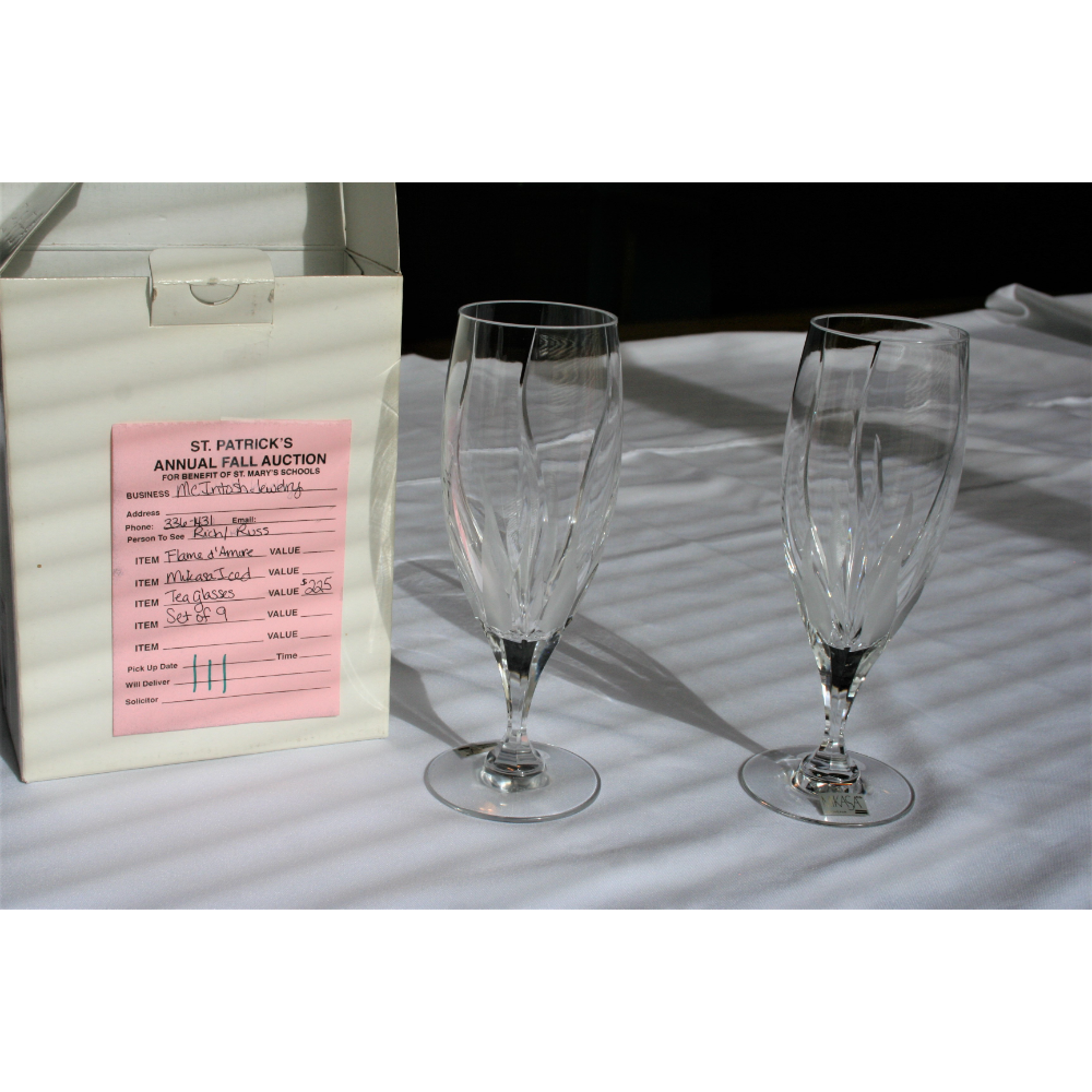 Sold at Auction: Group Of Mikasa Martini Glasses