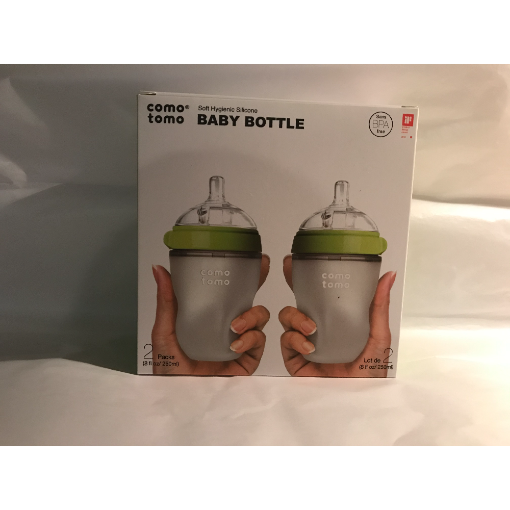 Comotomo Bottles (8 oz, green)