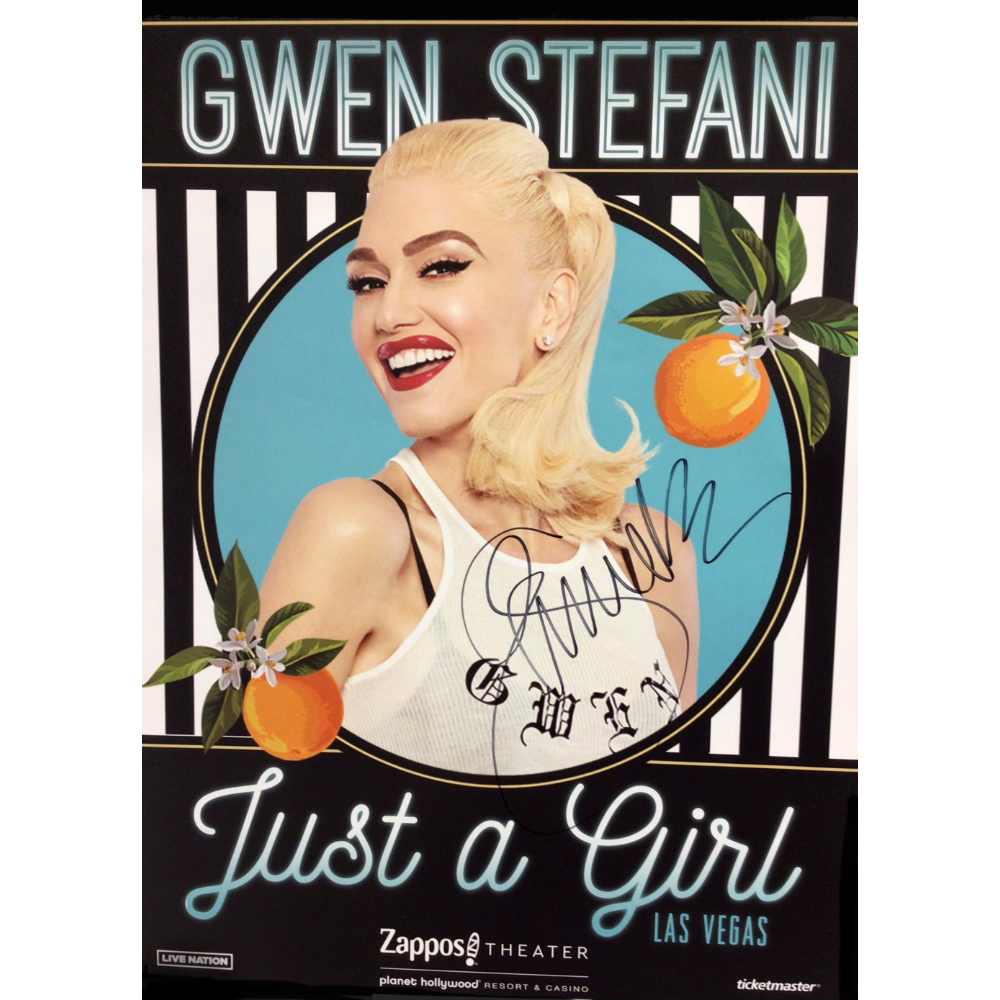 Autographed Gwen Stefani Poster + $100 Dinning Credit to Gordon Ramsay's BurGR Restaurant